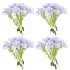 装飾的な花20 PCSヘアアクセサリー人工花の花屋花嫁の花嫁は装飾のために偽物