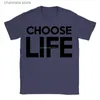 Herren-T-Shirts „Choose Life“, Unisex-T-Shirt „Wham“, Retro-Kostüm, modisch, locker, für Männer und Frauen, mit Buchstabendruck, Tops, neu, Sommer, einfarbig, weiße Baumwolle, T-Shirts T240227