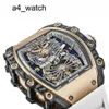 Celebrity Watch Iconic Wristwatch RM Wrist Watch Rm21-01 Tourbillon Hollow Series Rm2101 Carbon Fiber