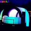4M LX4MWX3MH (13.2x13.2x10ft) بار إضاءة LED في الهواء الطلق قابلة للنفخ ، عداد التقديم ، Dome Tent لزينة النادي الليلي.