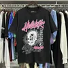 Herr t-shirts hellstar skjorta toppkvalitet 100% bomull hellstar t-shirt män grafiska tees streetwear hip hop mode skjorta kvinnor överdimensionerad vit svart lös tee kort y4