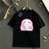 L Marke Designer T Shirt Luxus T-Shirts Für Frauen Baumwolle Mode T-shirts Hohe Qualität Rosa Muster Männer Top