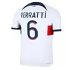 Maillot de foot 2024 Paris Kylian Mbappe shirt Kolo Muani Saint Dembele Asensio Germain Zaire Emery Football kit Lee Kang in Achraf Hakimi Soccer jerseys kids set