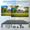 8CH CCTV AHD DVR CVI TVI CVBS 6IN1 4CH XVR 2MP 5MN Обнаружение лица NVR Аналоговая система камеры безопасности 16CH Digital Video Recorder 240219