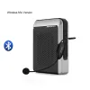 Alto-falantes 30W Bluetooth 5.0 Amplificador de voz com fio / 2.4G sem fio portátil ensino escola faculdade guia turístico megafone microfone alto-falante