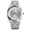 Luxury Men's Automatic Mechanical Watch 41mm 316l Arear inoxydable 8215 Mouvement bleu effet lumineux Montre de Luxe