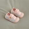 Chaussures d'extérieur d'automne pour bébés filles et garçons, chaussures décontractées tricotées, respirantes, fond souple, antidérapantes, chaussures de premiers pas pour enfants