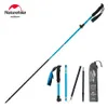 Trekking Poles ST09 Collapsible vandring Stick Fem-sektion vikta pinnar Lätt promenadpinnar Klättring Stick 240220