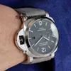 Relógios para homens pena mecânica importada totalmente movimento automático 42mm série stealth relógio de vidro de metal