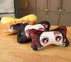 Devil's Blade Anime Car Neck Pillow Kimetsu No Yaiba Manga Tanjirou Nezuko Cartoon Cute Cushion Pillow Decoration 2111101743004