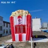 wholesale Stand gonflable géant de 3x3x4mH, stand de carnaval, tentes de nourriture de concession explosives pour la publicité de promotion