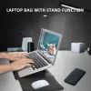 Sırt çantası 3in1 1317 inç deri dizüstü bilgisayar çanta kolu, MacBook Air/Pro HP Dell Notebook için Stand Mouse Pad Bilgisayar Taşıma Çantası