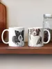 Tasses aquarelle Border Collies tasse à café tasse thermique pour tasses en verre