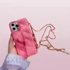 Crossbody Telefoonhoesjes Designer Voor iPhone 14 14 Pro Max 13Pro Max 11 12promax X Xs XR Kaarttas Munt portemonnee C Case Verstelbare Chain3279202