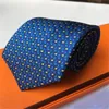 New Neck Ties Designer Silk Necktie black blue Jacquard Hand Woven for Men Wedding Casual and Business Necktie Fashion Neck Ties Box 78998