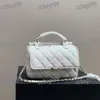 Mulheres portáteis designer crossbody saco 18cm couro de patente diamante treliça luxo bolsa axilas bolsa ombro tendência moeda bolsa ouro hardware carta titular