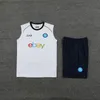 2024 Tampa do tanque, shorts, uniforme atlético de Napoli, camisa de futebol, 24 25 uniforme atlético de futebol, jaqueta, uniforme de treinamento do SSC Napoli AE7, Treinando Tuta