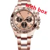 Mechanical watch automatic fashion men luxury watch 5 plated rose gold offical bracelet montre de luxe tona movement watches xb04 B4