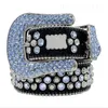 Luxe riem mode heren designer riemen prachtige grote pin gesp hiphop ceinture homme ingelegde strass Europese stijl riem bb bling gewoon PJ003 e4