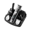 Clippers Kemei Professional Hair Trimmer Waterproof 6 In 1 Hair Clipper Electric Hair Cutting Machine Skägg trimer Body Men Haircut