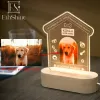 Jewelry ETHSHINE Personalized Custom Photo Text 3D Acrylic Lamp Customized Bedroom Night Light Dog Cat Pet Memorial Gift Christmas gifts