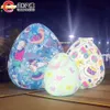 Nave libera attività all'aria aperta uova di Pasqua gonfiabili uova gonfiabili colorate per la celebrazione della Pasqua
