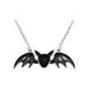 Pendant Necklaces Gothic Vintage Bat Choker Necklace Halloween Jewelry Gift For Women Men Fashion Wholesale Accessories