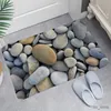 Bath Mats Pebble Stone Pattern Carpet Bath Entrance Rug Mat Absorbent Rubber Non Slip Doormats Bathroom Accessories Home Doormat