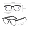 Monture de lunettes femmes mode lunettes d'ordinateur transparentes cadre rond Anti lumière bleue lunettes optiques lunettes de lunettes pour hommes