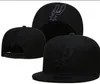 "Spurs" casquettes de baseball 2023-24 unisexe mode coton Baseball Snapback hommes femmes chapeau de soleil broderie printemps casquette d'été en gros