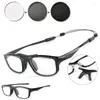 Sonnenbrille Vazrobe Pochromic Myopie Gläser Männer Frauen Sport TR90 Brillen Rahmen Anti Blau Licht Übergang Outdoor Brille Dual
