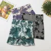 Outfit Tie Dye Zomer Yoga Shorts Naadloze hoge taille Butt Lift Fitness Camouflage Shorts Gym Dames Sportlegging Ademende broek