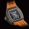 カジュアルなリストウォッチの時計RM腕時計RM52-05シリーズRM5205宇宙飛行士ツアービヨンチタンアロイエナメルマルティアンディスク