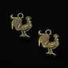 68 pz Charms in lega di zinco bronzo antico placcato gallo gallo Charms per creazione di gioielli pendenti fatti a mano fai da te 22 18mm308R