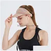 Chapeaux d'extérieur Al-Yoga Sports Sunsn Hat Femmes Courir en plein air Tennis Open Top Parasol Respirant Cyclisme Canard Langue Drop Livraison Spo Dhvf0