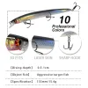 Аксессуары 10 шт. Плавающие морские окуни для рыбалки приманки 135 мм 15,4 г гольян