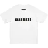 2ess Diseñador camiseta blanca para hombres Carta en el pecho Estampado laminado Manga corta Camiseta casual suelta de alta calidad 100% algodón Camiseta de lujo