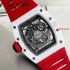 Celebrity Watch Iconic Wristwatch RM Wrist Watch Rm030 Automatic Mechanical Watch Rm030 White Ceramic Limited Edition Fashion Leisure Business Sports