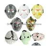 Maschere per feste Fl Face Maschere in maschera Jason Cosplay Maschera Skl Vs Venerdì Horror Hockey Costume di Halloween Festival spaventoso Consegna a goccia Hom Dhzej