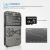 Spelare Digital Voice Recorder Voice Activated MP3 Player 32 GB Musikspelarkort OneButton Record Noise Reduction Dictaphone V35