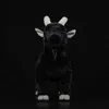 Pluszowe lalki Oryginalne serie ranczo miękkie i urocze symulacja czarnej górskiej owce górska życie Plush Toys Childrens Halloween Gift Q240227
