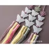 Ethnic Clothing Korean Original Imported Imitation Jade Three String Butterfly Children's Hanfu Pendant Accessories