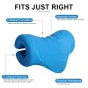 Dresses Neck Stretcher Massage Alignment Chiropractic Traction Device Cervical Pillow Shoulder Relaxer Neck Massager Spine Pain Relief