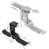 Accessoires PC Gaming Kopfhörerständer Aluminium Dual Headset Haken Hakenhalter Einstellbare Rotate Armklemme unter Schreibtisch Platz Speichern Sie Clip Mount