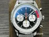 Top Time B01 DEUS Mens Watch ETA 7750 Automatic Chronograph Movement 28800vph Sapphire Crystal Luxury Wristwatch Water Resistance 3 colors