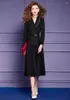 Casual Dresses Elegant Midi Pleated Blazer For Women Spring 2024 Designer Beading Ruffles Office Business Dress Party Formal Robe