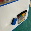 ألواح Whiteboards A4 الحجم الأبيض الزوجي كتابة الأطفال رسم لوحة رسم جاف محو الألواح البيضاء حافة واقية