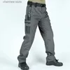 Calças masculinas Multi-bolso Mens Militar Tático Calça Casual Calças de Combate de Carga Calças de Caminhada Ao Ar Livre Calças de Treinamento Resistentes ao Desgaste T240227