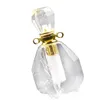Opslagflessen Sieraden Parfumflesje Hangende ketting Hanger Amethist Kristallen Decoraties Container