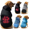 Vêtements pour chiens Vêtements pour animaux de compagnie pour grands chiens hiver chaud mode chiot sweat-shirt imprimé chat sweats à capuche tenues douces moyen